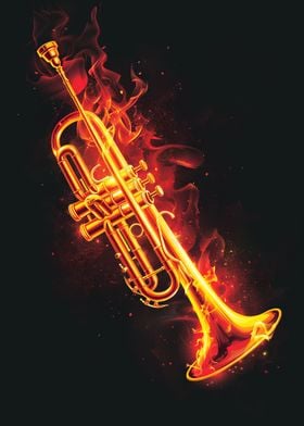 Trumpet in Flames