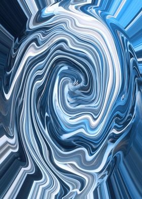 Abstract Blue Swirl4