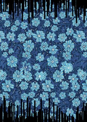 Blue Floral Pattern