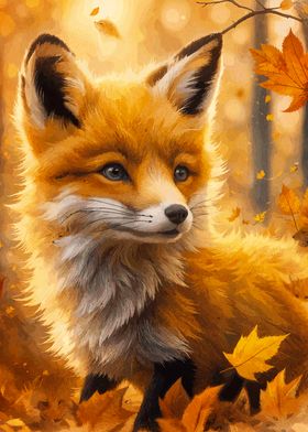 Fox in Autumn