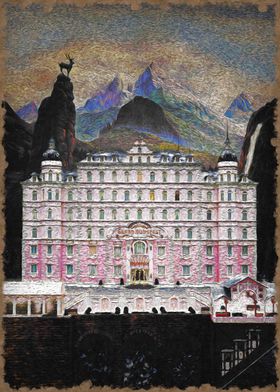 Grand Budapest Hotel Painting