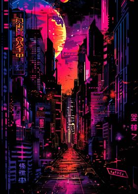 Cyberpunk Cityscape