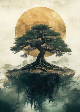 Bonsai Tree Moon