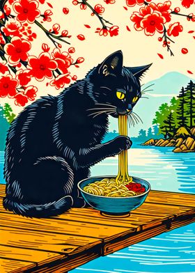 cat ramen japan