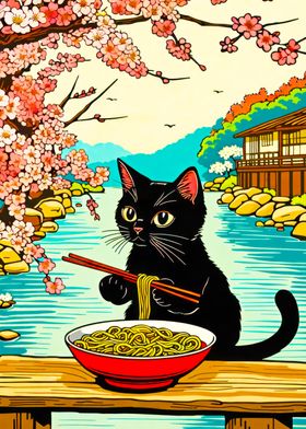 cat ramen japan