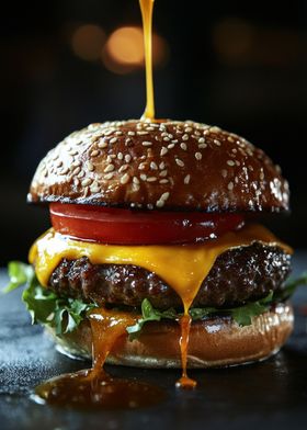 Juicy Cheeseburger