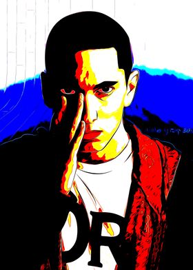 Eminem Pop Art Portrait