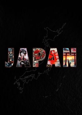 Map of Japan 