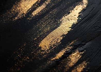 Gold and Black Abstract Texture