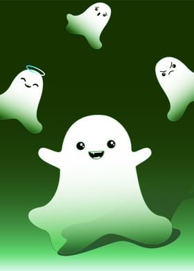 Cute Ghost Friends