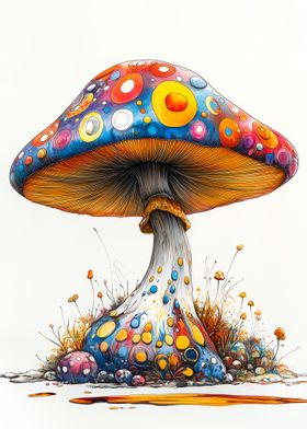 Psychedelic Mushroom 