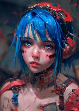 Cyberpunk Anime Girl