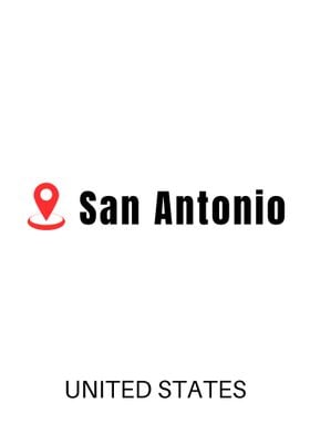 San Antonio Location Pin