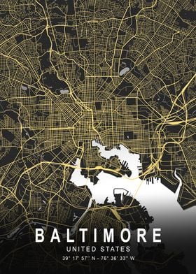 Baltimore Silver City Map