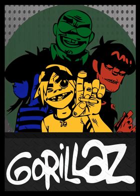 Gorillaz Band Poster