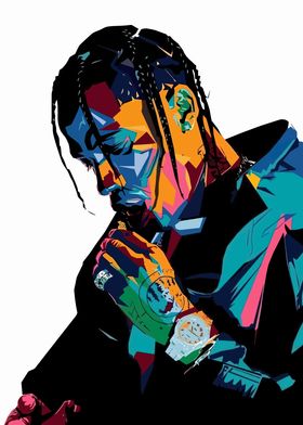 Travis Scott Digital Art