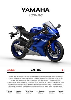 Yamaha YZF-R6 Motorcycle