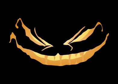 Evil Grin Silhouette