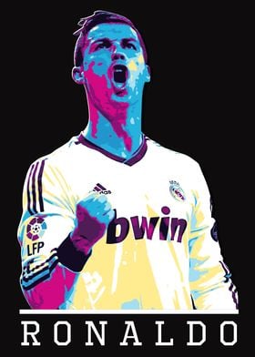 Cristiano Ronaldo Pop Art