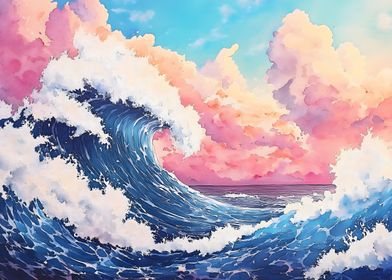 Giant Wave Painting