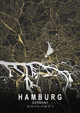 Hamburg Silver City Map