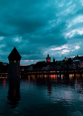 Cityscape at Dusk