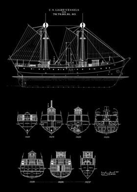 US Light Vessels Blueprint