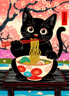 cat ramen japan