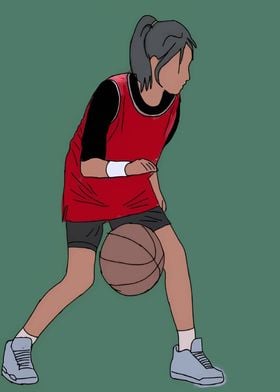 Basketball Player Illustration