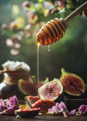 Honey Drizzled Figs