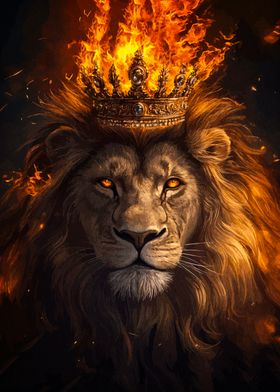 Fiery Lion King