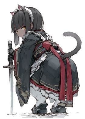 Cat Girl Samurai