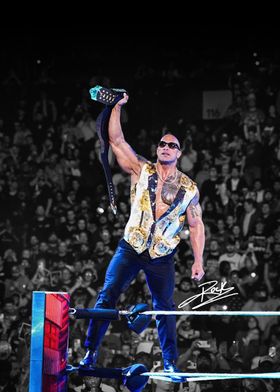 The Rock WWE Champion