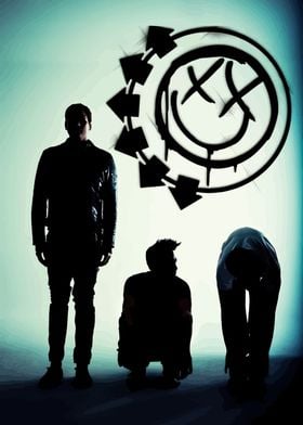 Blink-182 Band Silhouette