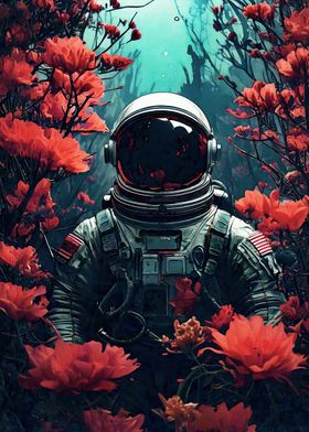 Astronaut in Bloom