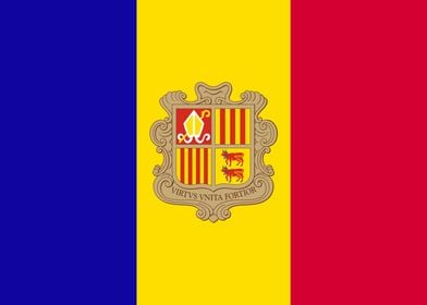 Andorran Flag | Bandera Andorrana