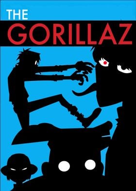 Gorillaz Band Poster