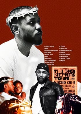 Kendrick Lamar Tour Poster