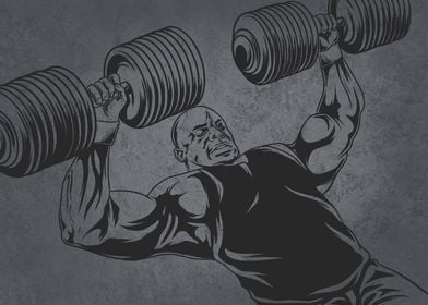 Ronnie Coleman Bench Press Motivational