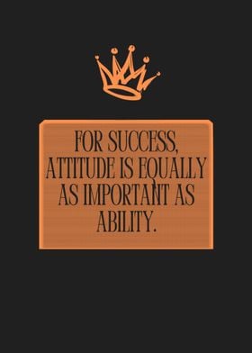 Attitude &amp; Ability Quote