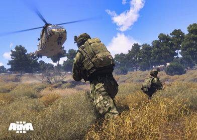 ARMA 3 Military Helicopter