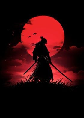 Samurai Silhouette japanese