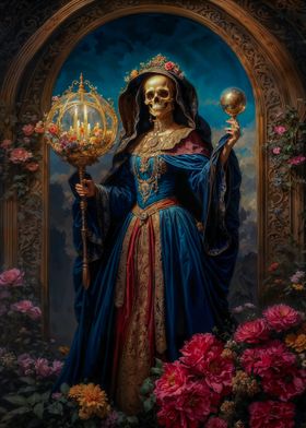 Santa Muerte, Holy Death as a Queen