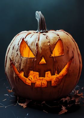 Spooky Jack-o'-Lantern