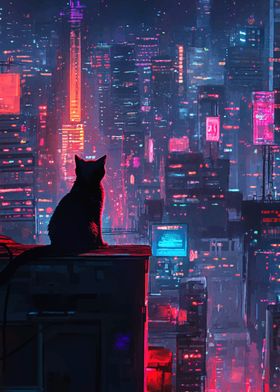 Cyberpunk Cat