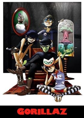 Gorillaz Band Poster