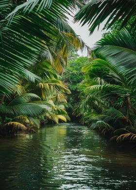 Tropical River Pathway