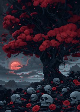 Blood Moon Tree