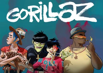 Gorillaz Band Artwork