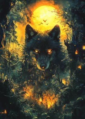 Wolf in the Forest